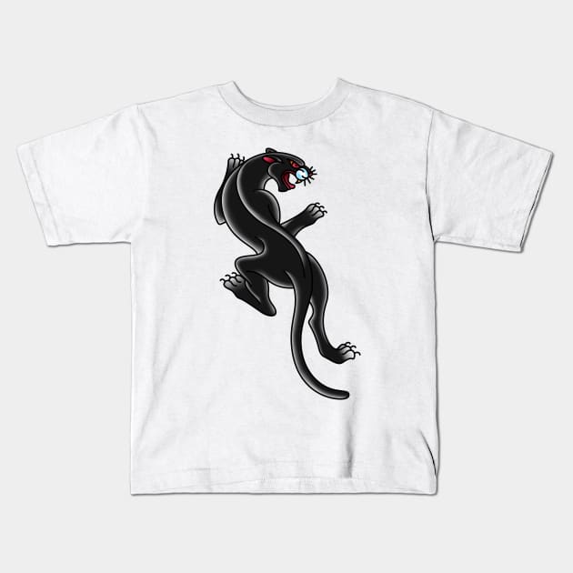 Panther Kids T-Shirt by OldSalt